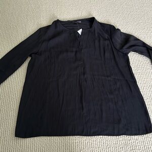 Banana Republic black long sleeve top.